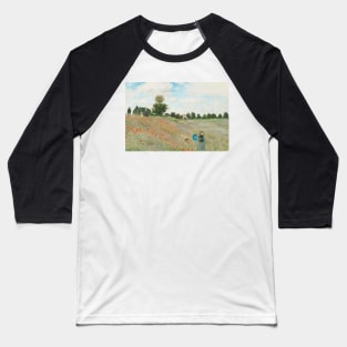 The Poppy Field near Argenteuil Baseball T-Shirt